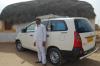 Raj with his Toyota Innova in Kuri village