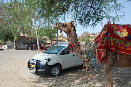 Innova car in Jaisalmer